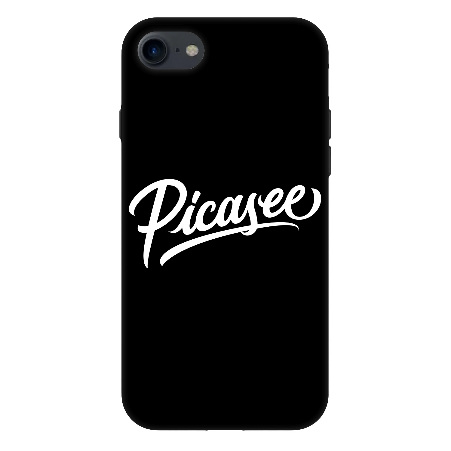 Picasee Fashion Case für Apple iPhone SE 2020 - Picasee - old logo - white