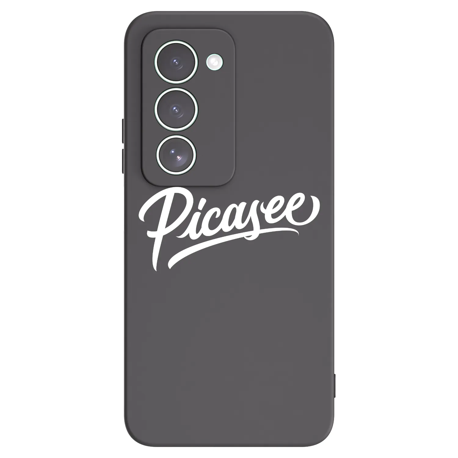 Picasee Xiaomi Redmi 15 5G Hülle - Schwarzes Silikon - Picasee - old logo - white