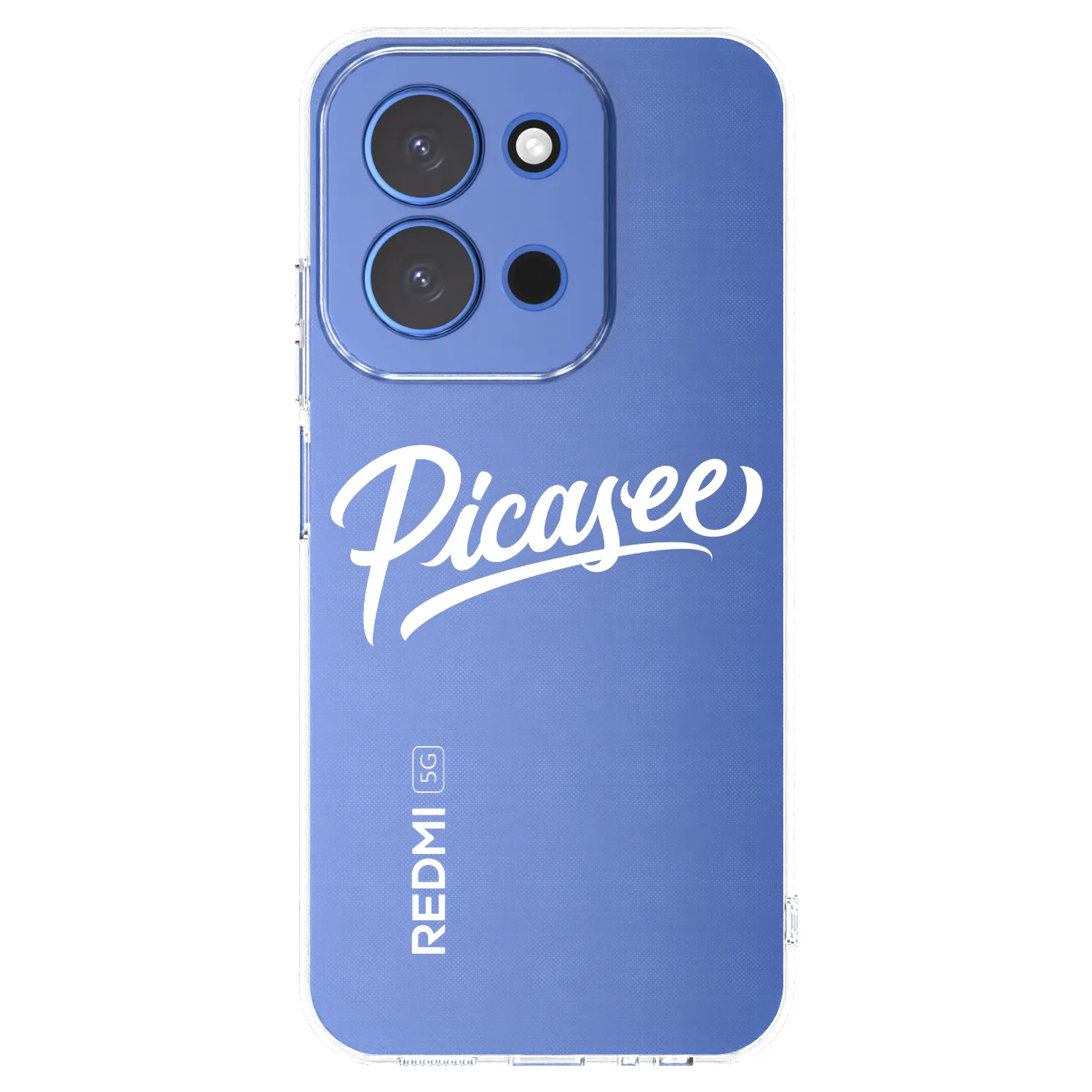 Picasee Xiaomi Redmi 15C 4G Hülle - Transparentes Silikon - Picasee - old logo - white
