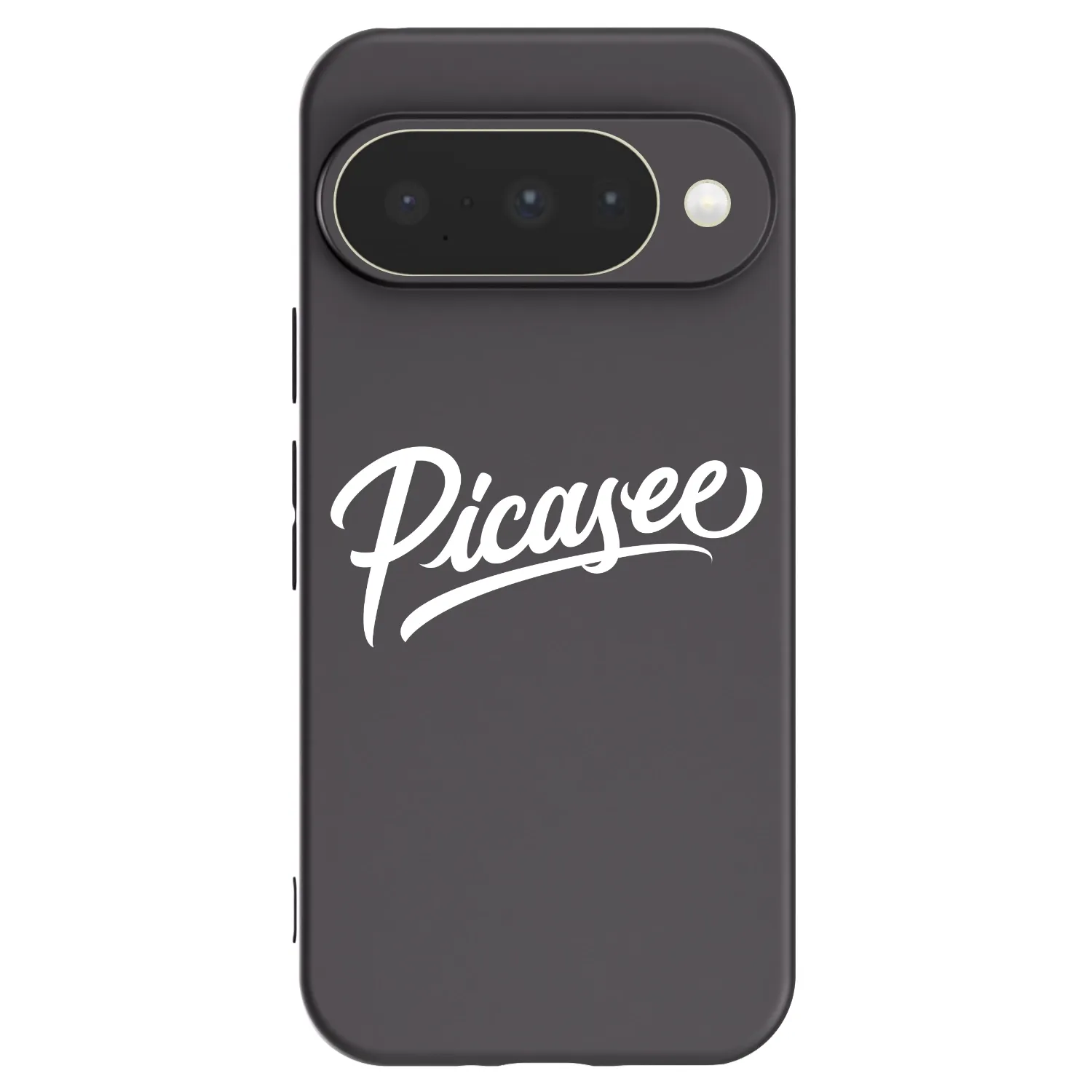 Picasee Google Pixel 10 Hülle - Schwarzes Silikon - Picasee - old logo - white