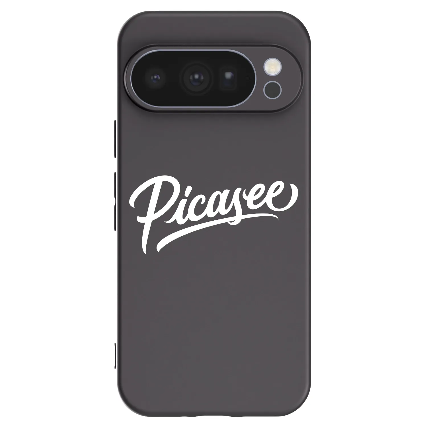Picasee Google Pixel 10 Pro Hülle - Schwarzes Silikon - Picasee - old logo - white