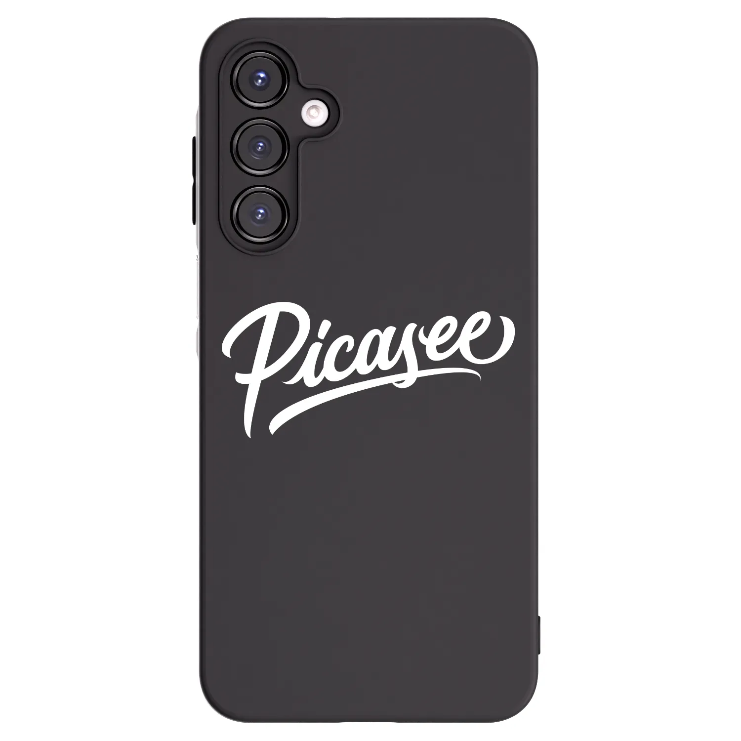 Picasee Samsung Galaxy A16 4G Hülle - Schwarzes Silikon - Picasee - old logo - white