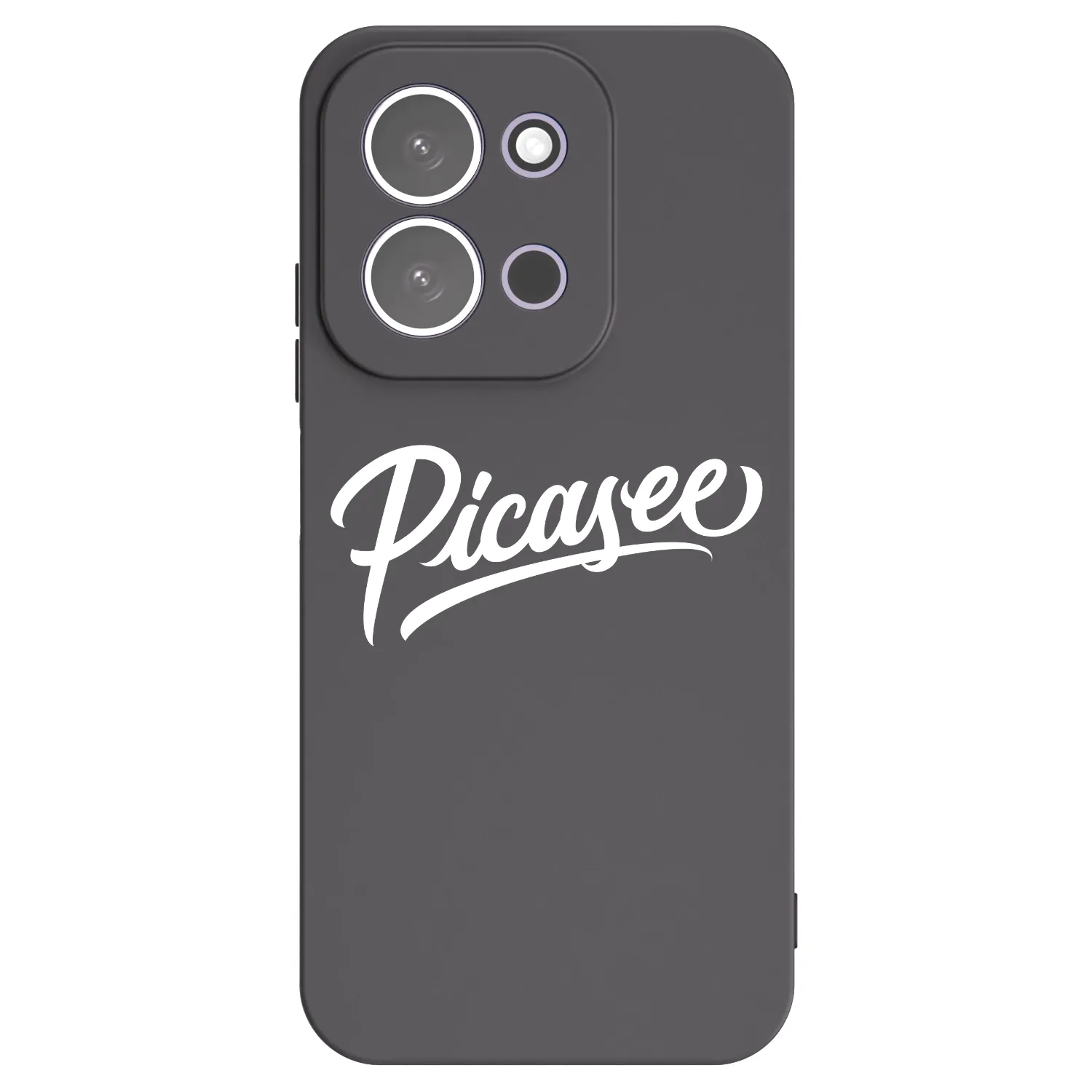 Picasee Xiaomi Redmi 15C 5G Hülle - Schwarzes Silikon - Picasee - old logo - white