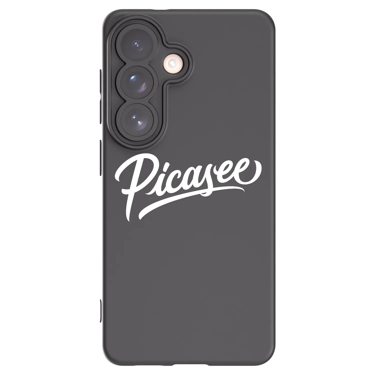 Picasee Samsung Galaxy S26 Hülle - Schwarzes Silikon - Picasee - old logo - white