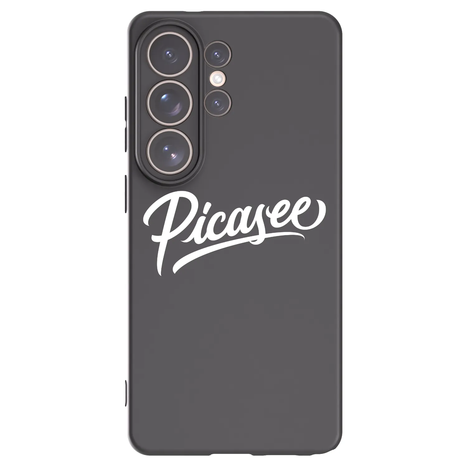 Picasee Samsung Galaxy S26 Ultra Hülle - Schwarzes Silikon - Picasee - old logo - white