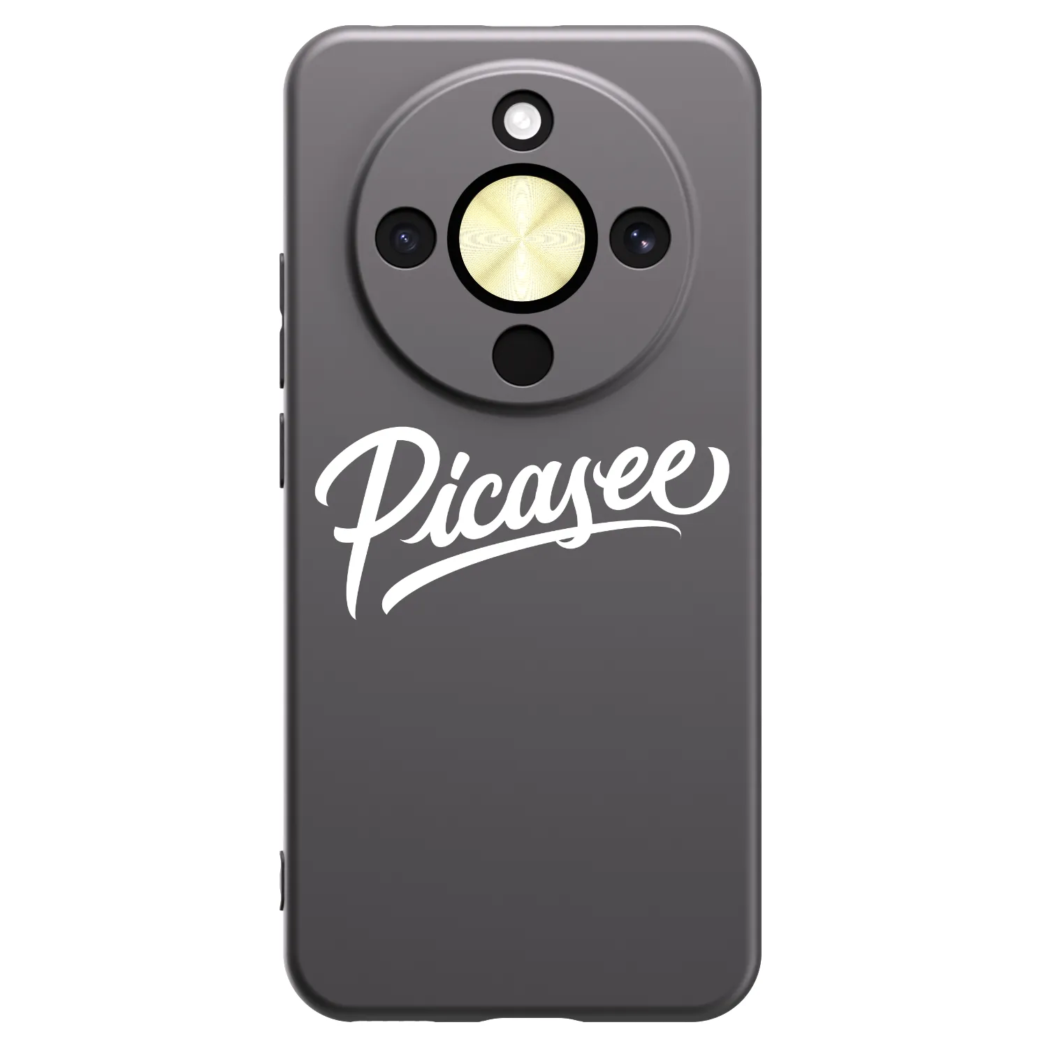 Picasee Honor Magic8 Lite 5G Hülle - Schwarzes Silikon - Picasee - old logo - white