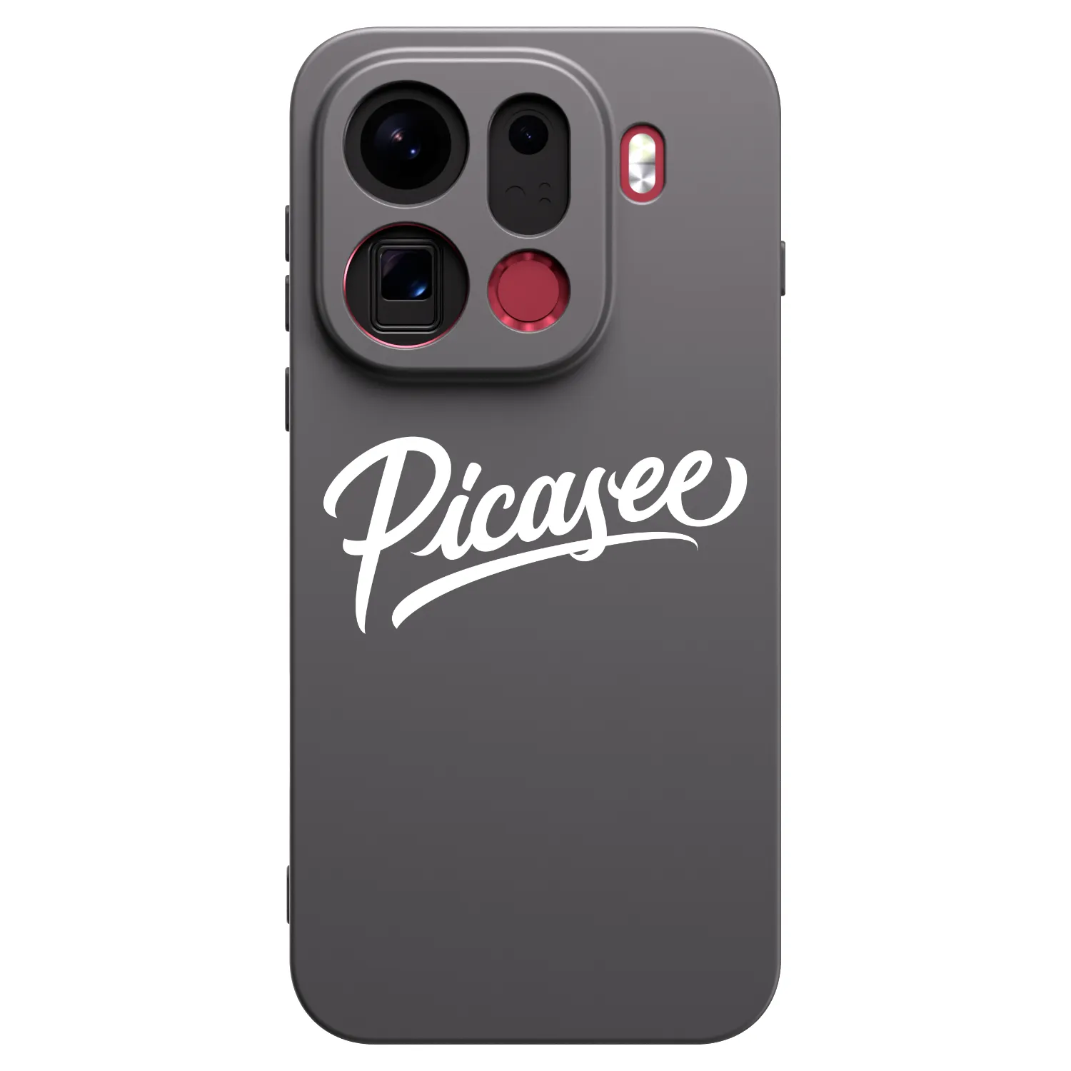 Picasee OPPO Find X9 Pro Hülle - Schwarzes Silikon - Picasee - old logo - white
