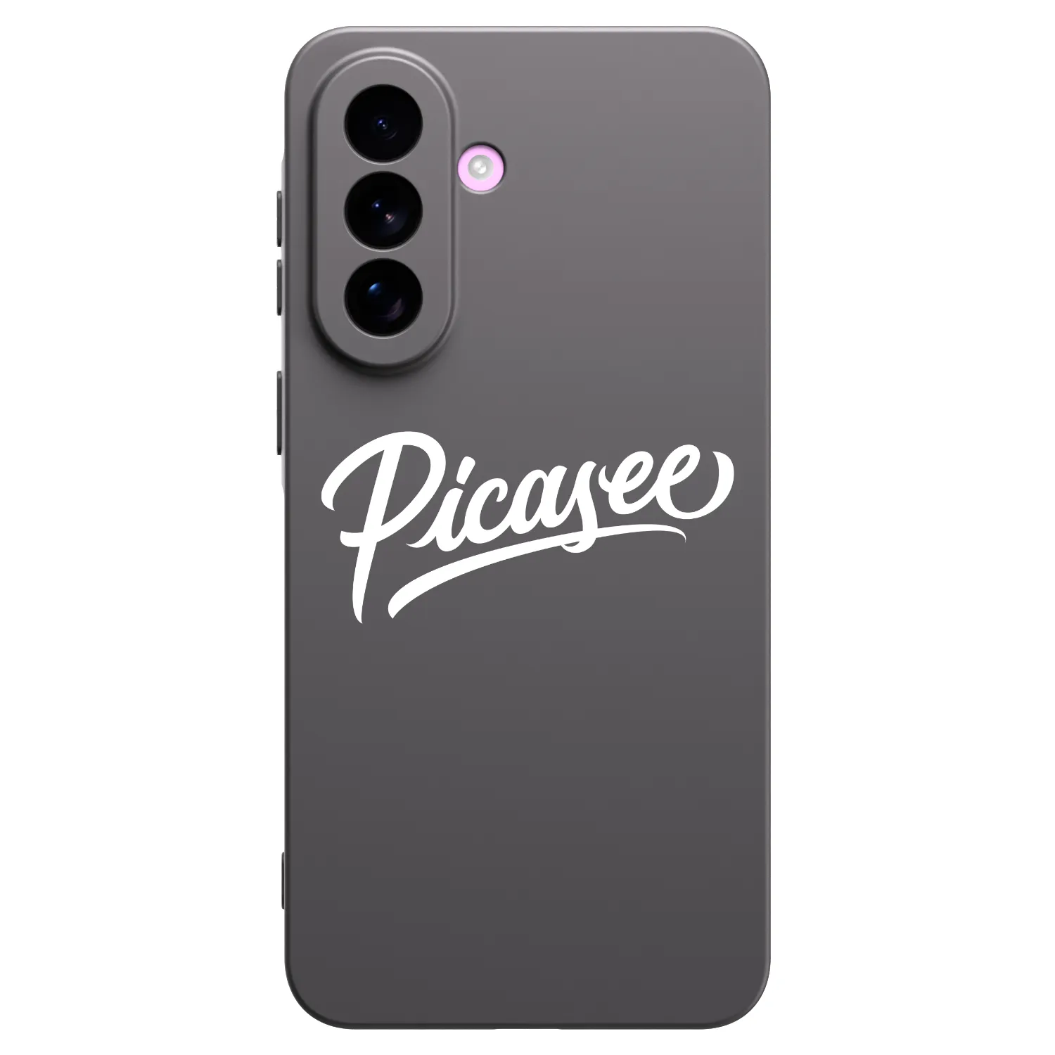 Picasee Samsung Galaxy A57 5G Hülle - Schwarzes Silikon - Picasee - old logo - white