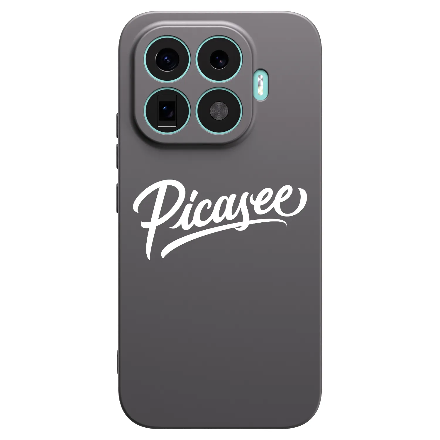 Picasee Xiaomi 17T Hülle - Schwarzes Silikon - Picasee - old logo - white