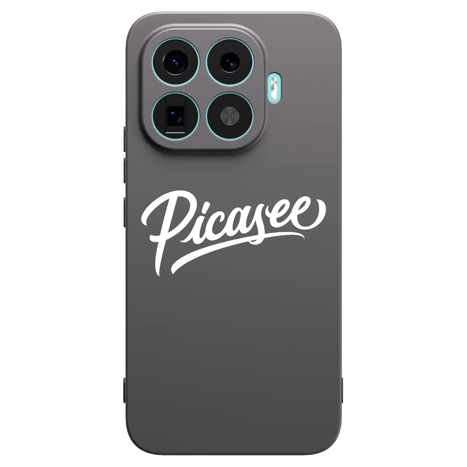Picasee Xiaomi 17T Pro Hülle - Schwarzes Silikon - Picasee - old logo - white