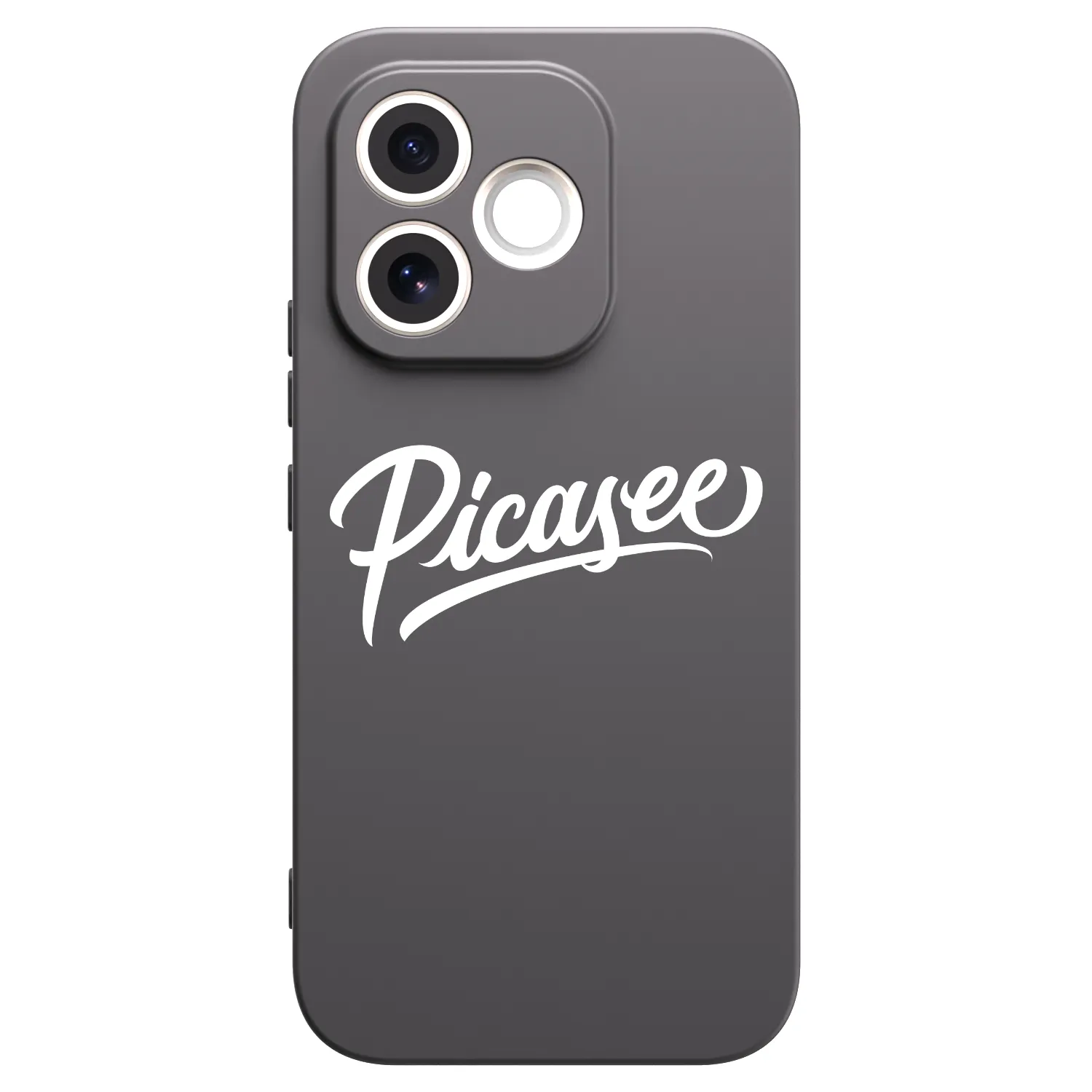 Picasee Honor 600 Lite Hülle - Schwarzes Silikon - Picasee - old logo - white