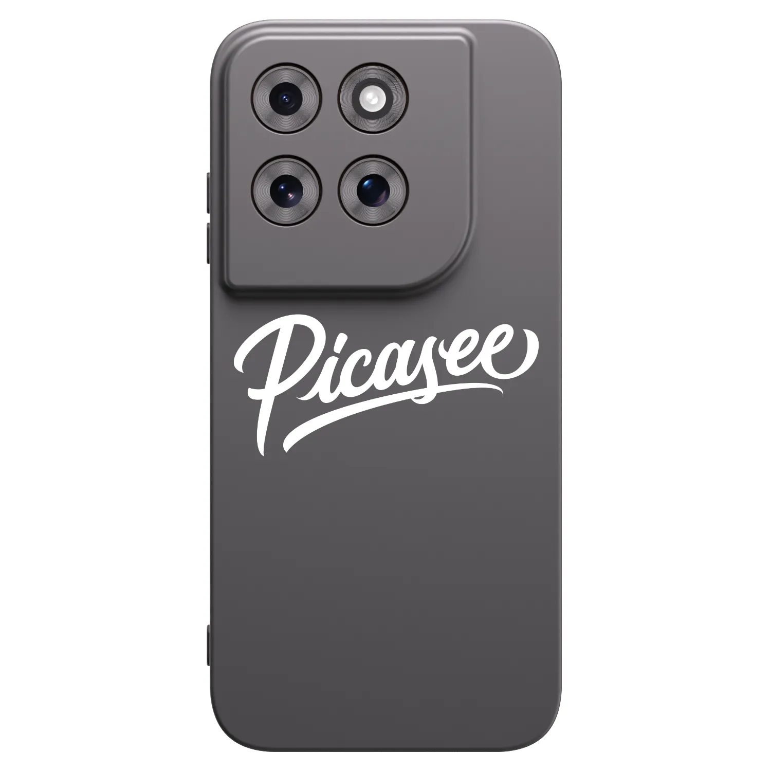 Picasee Motorola Moto G77 Hülle - Schwarzes Silikon - Picasee - old logo - white