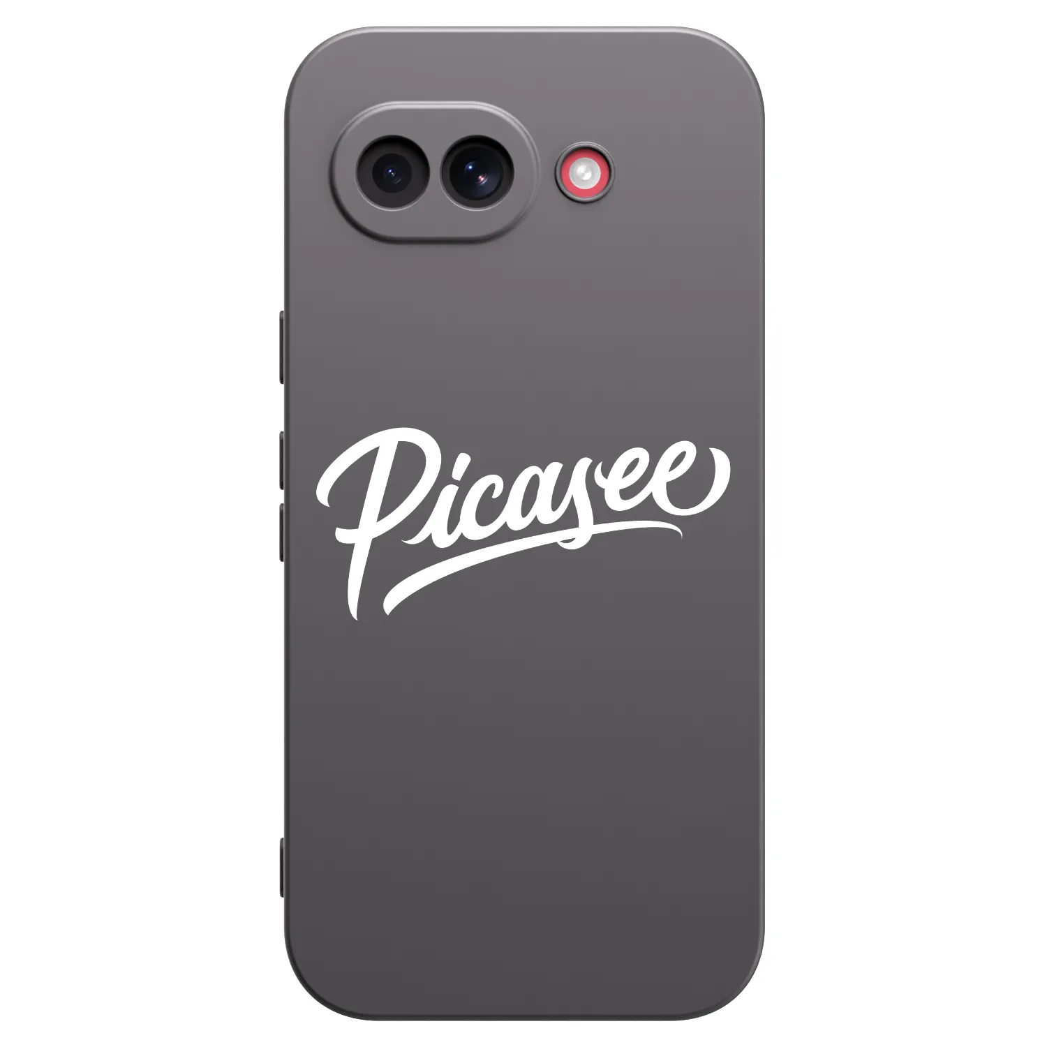 Picasee Google Pixel 10a Hülle - Schwarzes Silikon - Picasee - old logo - white