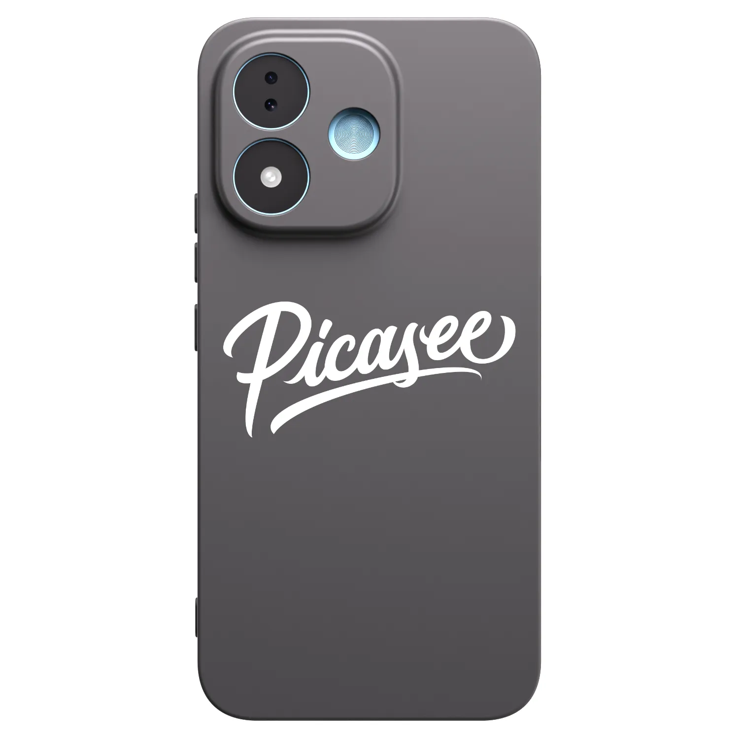 Picasee Xiaomi Redmi Note 17 5G Hülle - Schwarzes Silikon - Picasee - old logo - white
