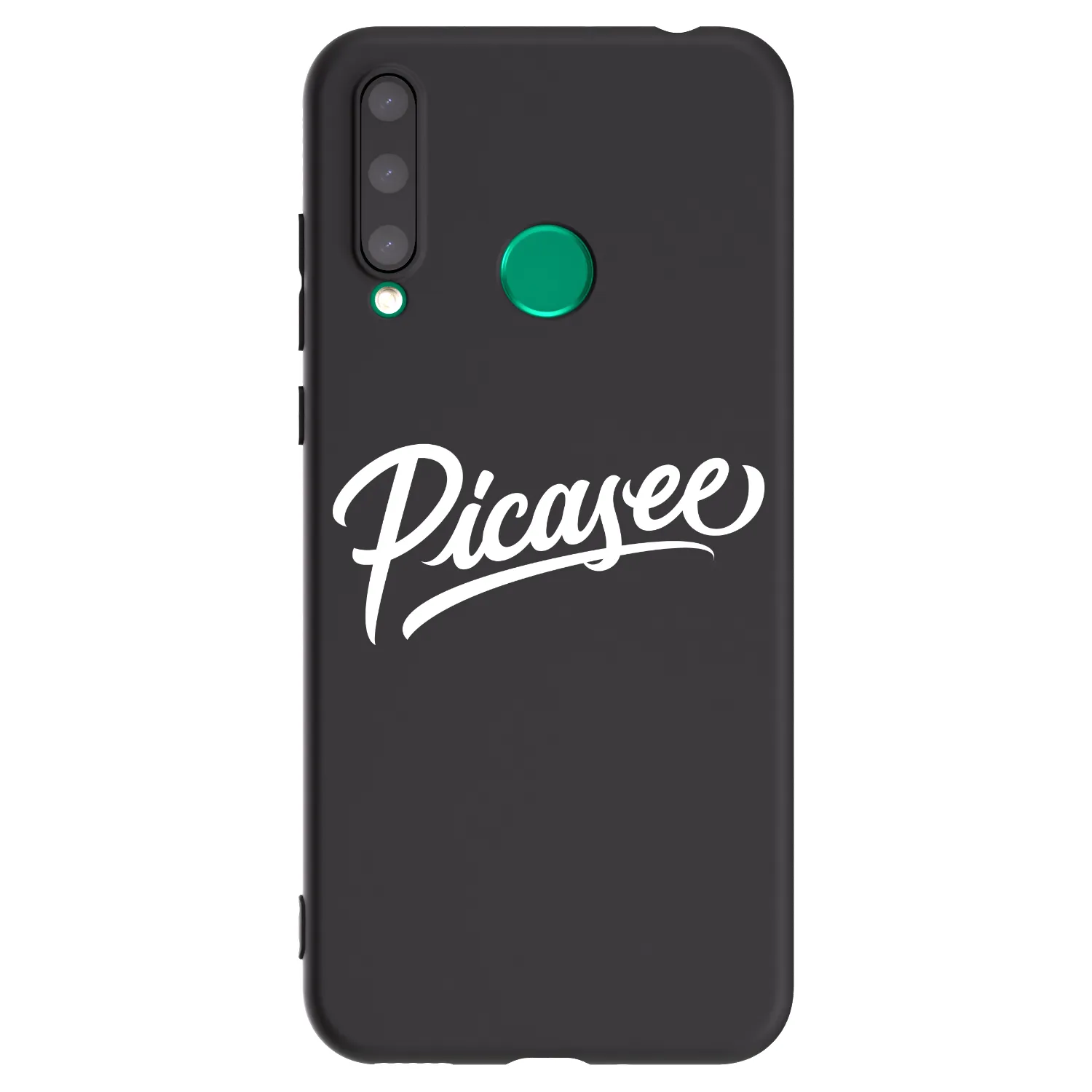 Picasee Honor 20 Lite Hülle - Schwarzes Silikon - Picasee - old logo - white