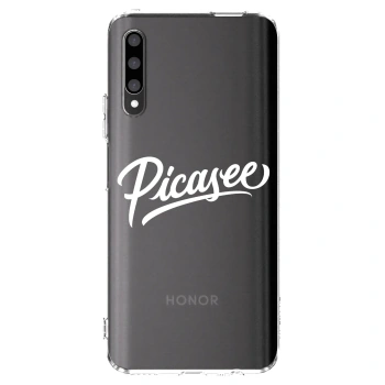 Picasee Honor 9X Pro Hülle - Transparentes Silikon - Picasee - old logo - white