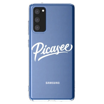 Picasee Samsung Galaxy S20 FE Hülle - Transparentes Silikon - Picasee - old logo - white