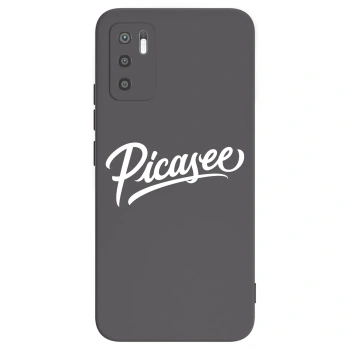 Picasee Xiaomi Redmi Note 10 5G Hülle - Schwarzes Silikon - Picasee - old logo - white