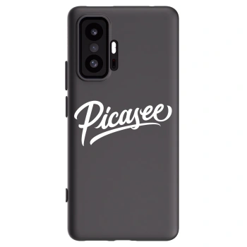 Picasee Xiaomi 11T Pro Hülle - Schwarzes Silikon - Picasee - old logo - white