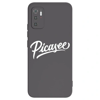 Picasee Xiaomi Poco M3 Pro 5G Hülle - Schwarzes Silikon - Picasee - old logo - white