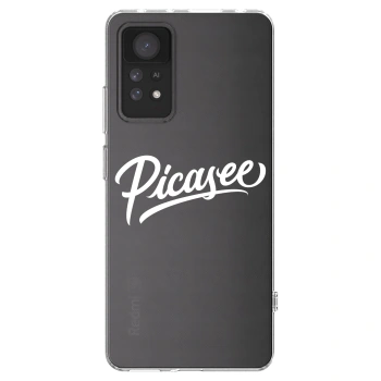 Picasee Xiaomi Redmi Note 11 Pro Hülle - Transparentes Silikon - Picasee - old logo - white