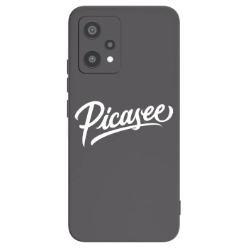 Picasee Realme 9 Pro 5G Hülle - Schwarzes Silikon - Picasee - old logo - white