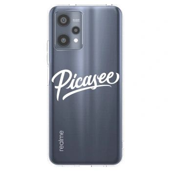 Picasee Realme 9 Pro 5G Hülle - Transparentes Silikon - Picasee - old logo - white