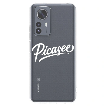 Picasee Xiaomi 12 Pro Hülle - Transparentes Silikon - Picasee - old logo - white