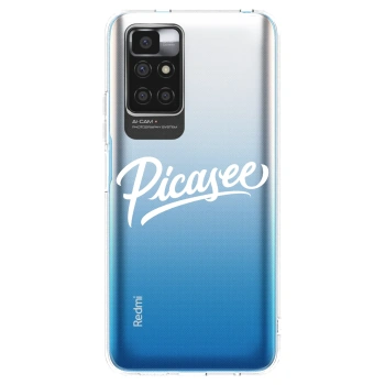 Picasee Xiaomi Redmi 10 (2022) Hülle - Transparentes Silikon - Picasee - old logo - white