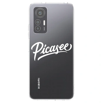 Picasee Xiaomi 12 Lite Hülle - Transparentes Silikon - Picasee - old logo - white