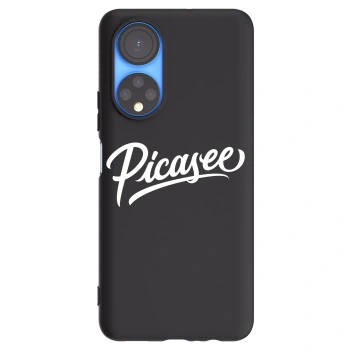 Picasee Honor X7 Hülle - Schwarzes Silikon - Picasee - old logo - white