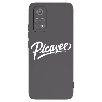 Picasee Xiaomi Redmi Note 11S 5G Hülle - Schwarzes Silikon - Picasee - old logo - white