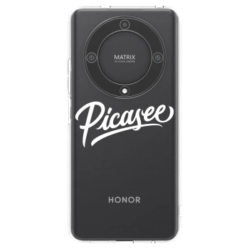 Picasee Honor Magic5 Lite 5G Hülle - Transparentes Silikon - Picasee - old logo - white