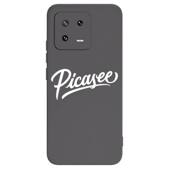 Picasee Xiaomi 13 Pro Hülle - Schwarzes Silikon - Picasee - old logo - white