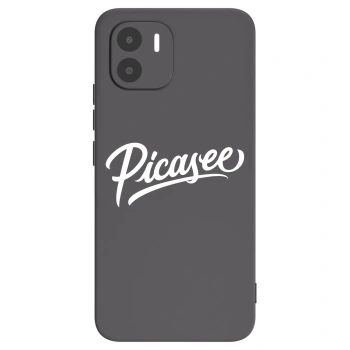 Picasee Xiaomi Redmi A2 Hülle - Schwarzes Silikon - Picasee - old logo - white