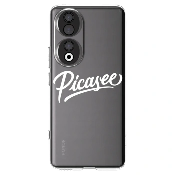Picasee Honor 90 5G Hülle - Transparentes Silikon - Picasee - old logo - white