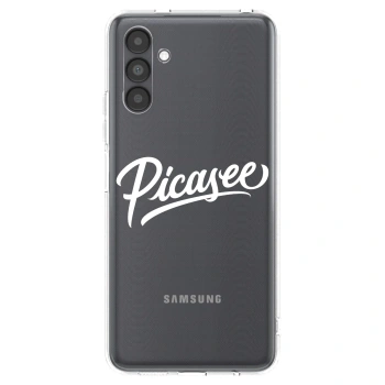 Picasee Samsung Galaxy A04s A047F Hülle - Transparentes Silikon - Picasee - old logo - white