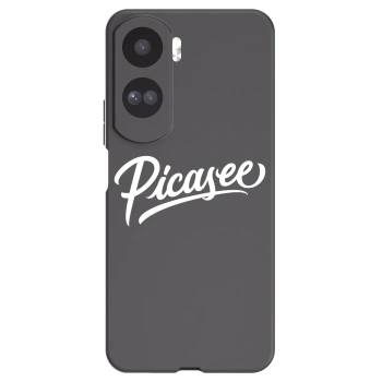 Picasee Honor 90 Lite 5G Hülle - Schwarzes Silikon - Picasee - old logo - white