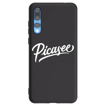 Picasee Huawei P20 Pro Hülle - Schwarzes Silikon - Picasee - old logo - white