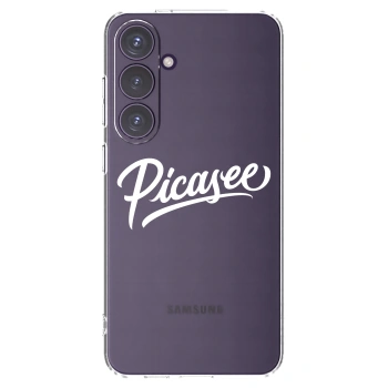 Picasee Samsung Galaxy S24+ S926B 5G Hülle - Transparentes Silikon - Picasee - old logo - white