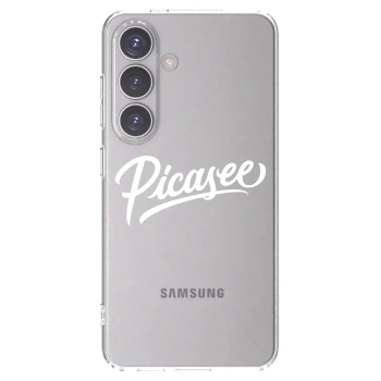 Picasee Samsung Galaxy S24 S921B 5G Hülle - Transparentes Silikon - Picasee - old logo - white