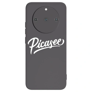 Picasee Realme 11 Pro+ Hülle - Schwarzes Silikon - Picasee - old logo - white