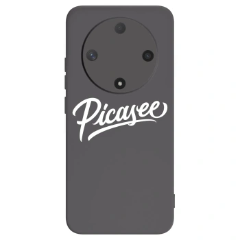 Picasee Honor Magic6 Lite 5G Hülle - Schwarzes Silikon - Picasee - old logo - white