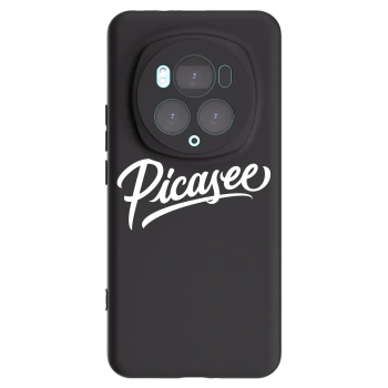 Picasee Honor Magic6 Pro Hülle - Schwarzes Silikon - Picasee - old logo - white