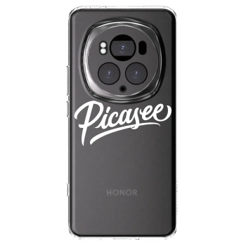 Picasee Honor Magic6 Pro Hülle - Transparentes Silikon - Picasee - old logo - white