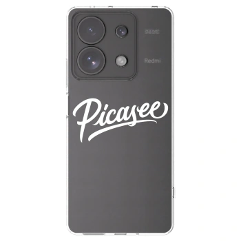 Picasee Xiaomi Redmi Note 13 Pro 4G Hülle - Transparentes Silikon - Picasee - old logo - white