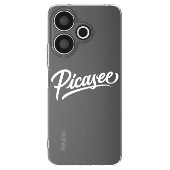 Picasee Xiaomi Redmi 13 4G Hülle - Transparentes Silikon - Picasee - old logo - white