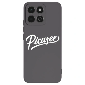Picasee Honor 200 Smart 5G Hülle - Schwarzes Silikon - Picasee - old logo - white