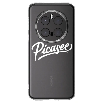 Picasee Honor Magic7 Pro 5G Hülle - Transparentes Silikon - Picasee - old logo - white