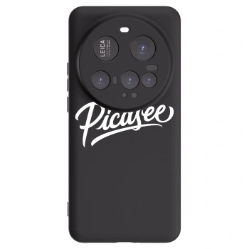 Picasee Xiaomi 15 Ultra Hülle - Schwarzes Silikon - Picasee - old logo - white